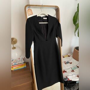 Babaton Long Sleeve Dress in Black